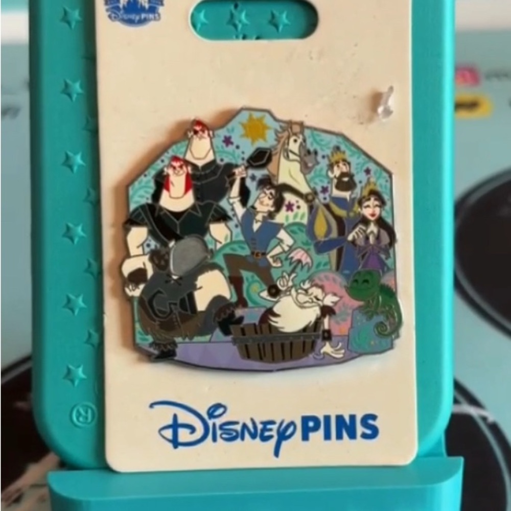 Disney Tangled Supporting Cast Enamel Pin-flawed